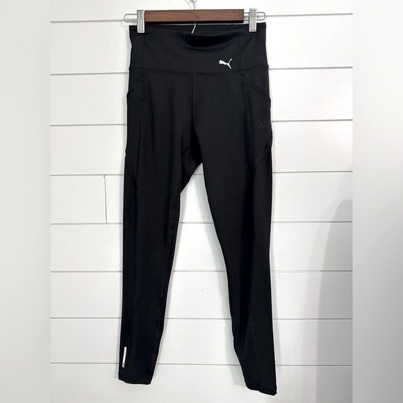 Puma Pants - Puma Leggings Size Small Black Long Tights Activewear Workout